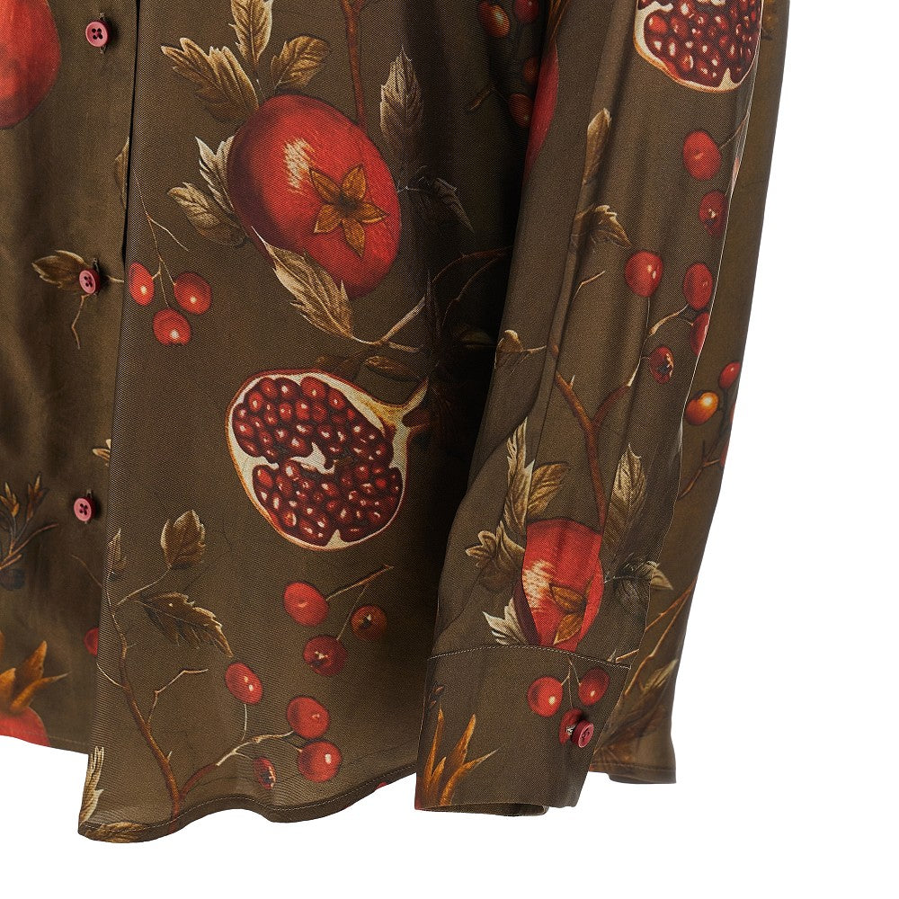 'Tyesha' printed twill shirt