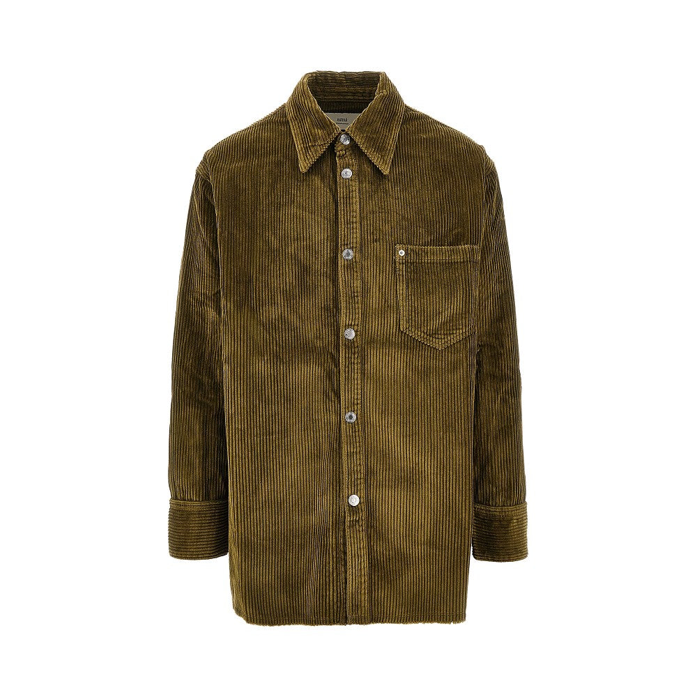 Oversized corduroy overshirt