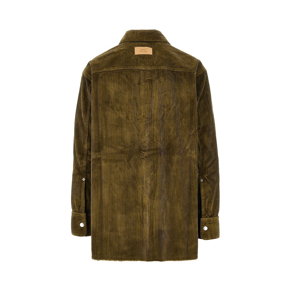 Oversized corduroy overshirt