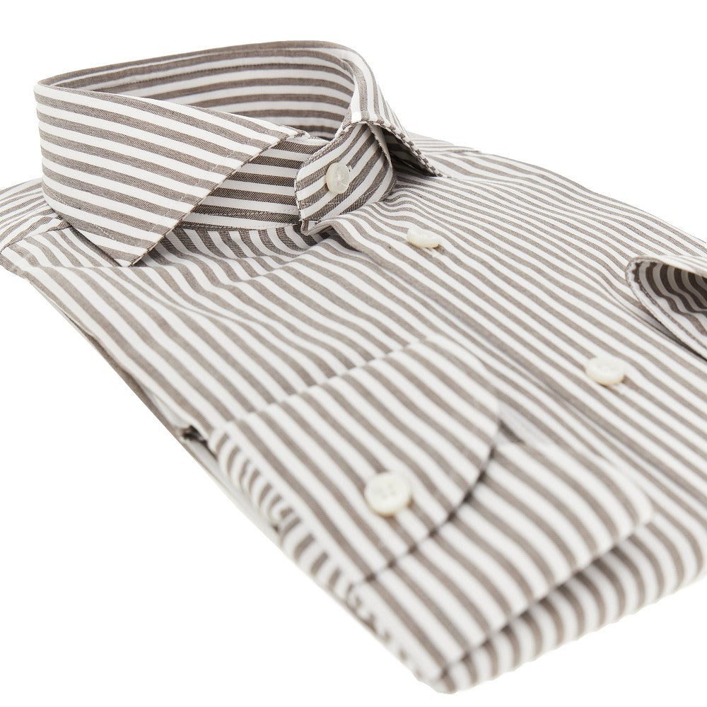 Tailor fit 'Travel' striped cotton shirt