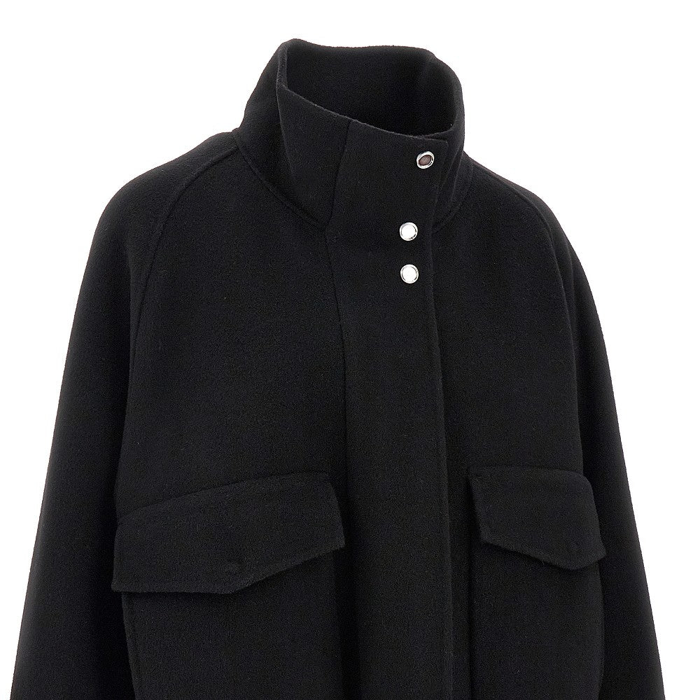 Double cloth short peacoat
