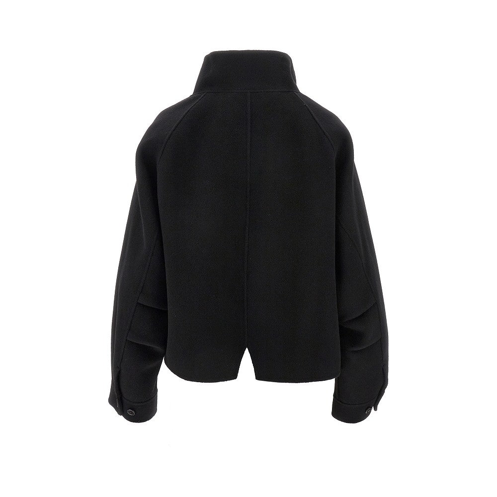 Double cloth short peacoat