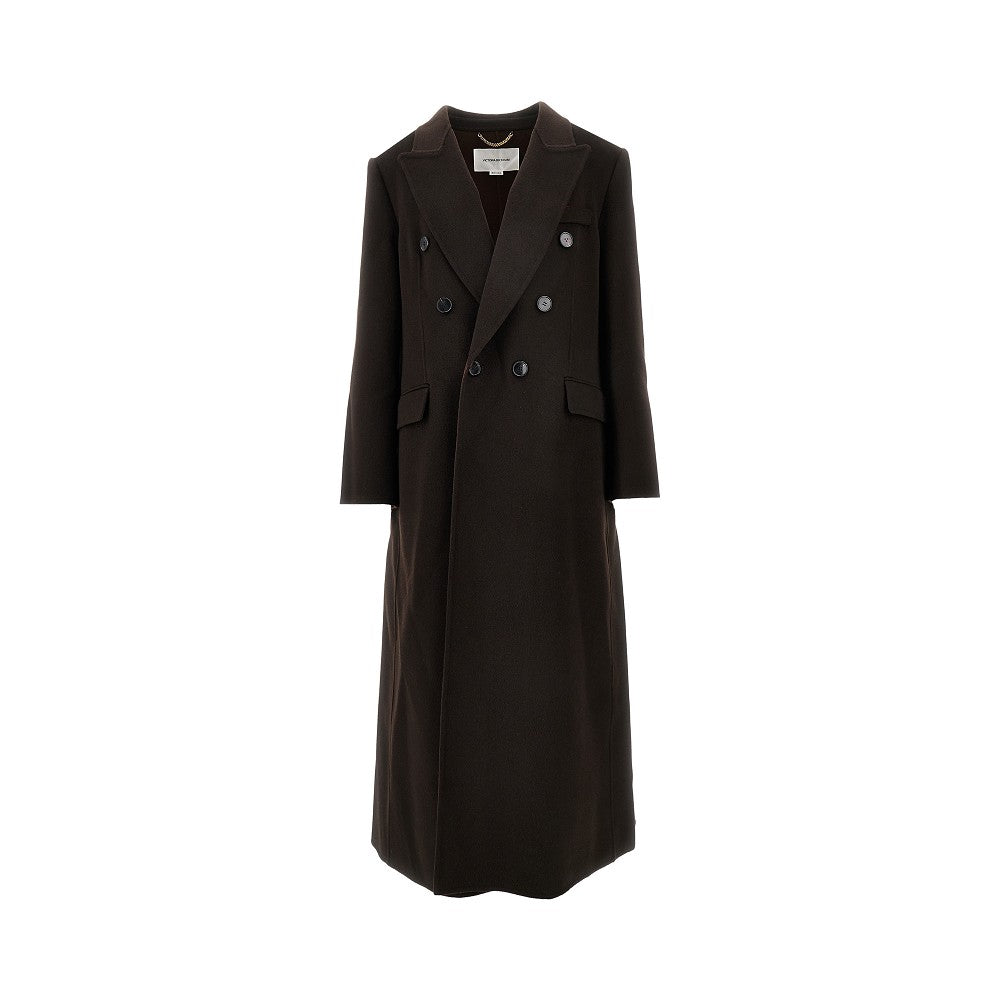 Cappotto oversize in lana e cachemire