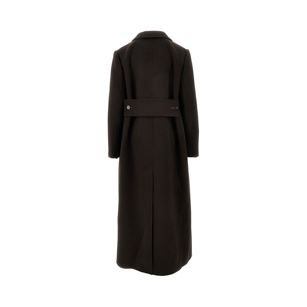 Cappotto oversize in lana e cachemire