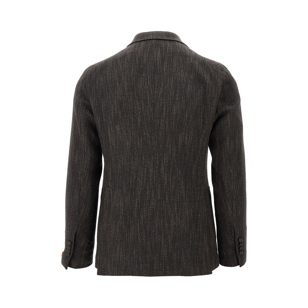 Tweed double-breasted blazer