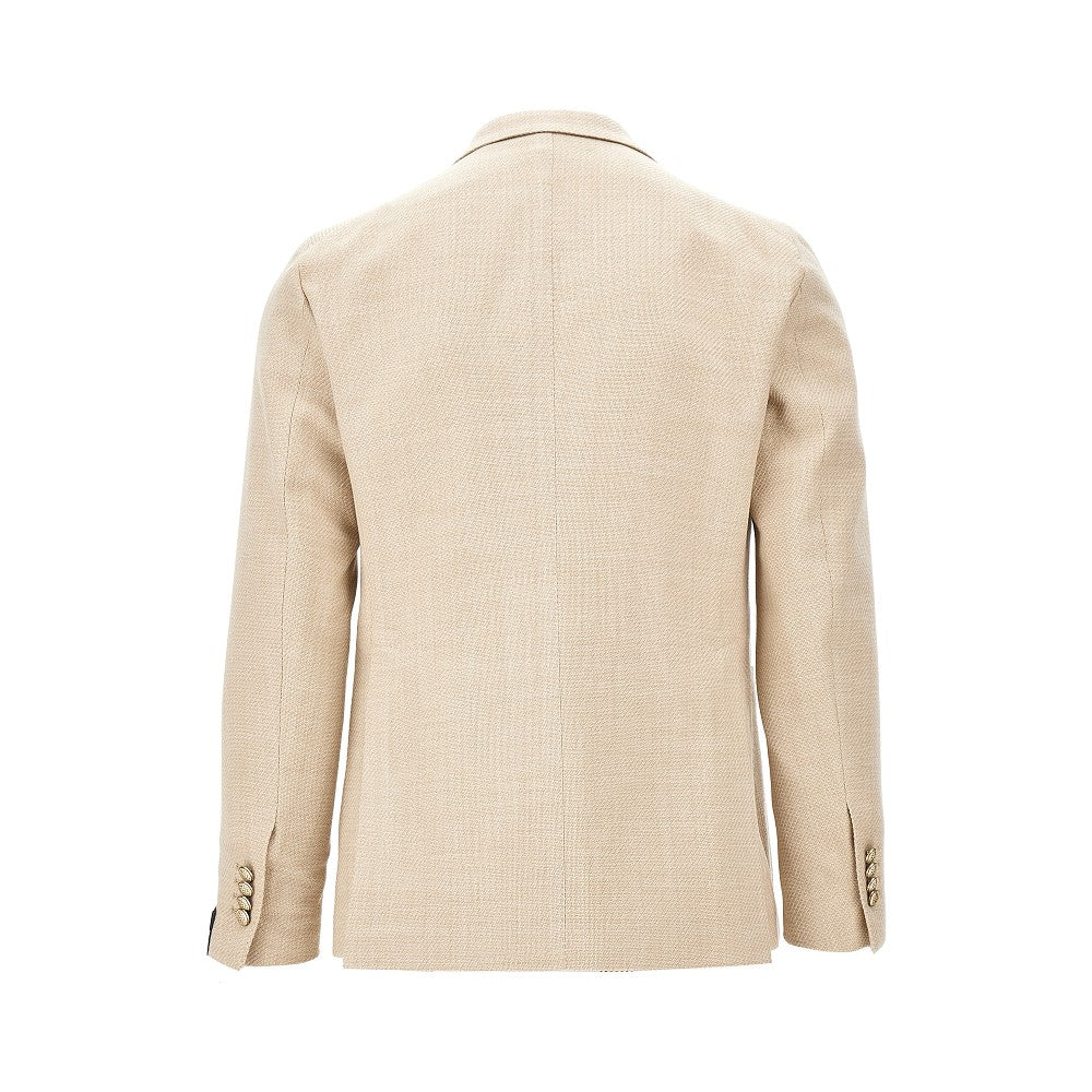 Tweed double-breasted jacket