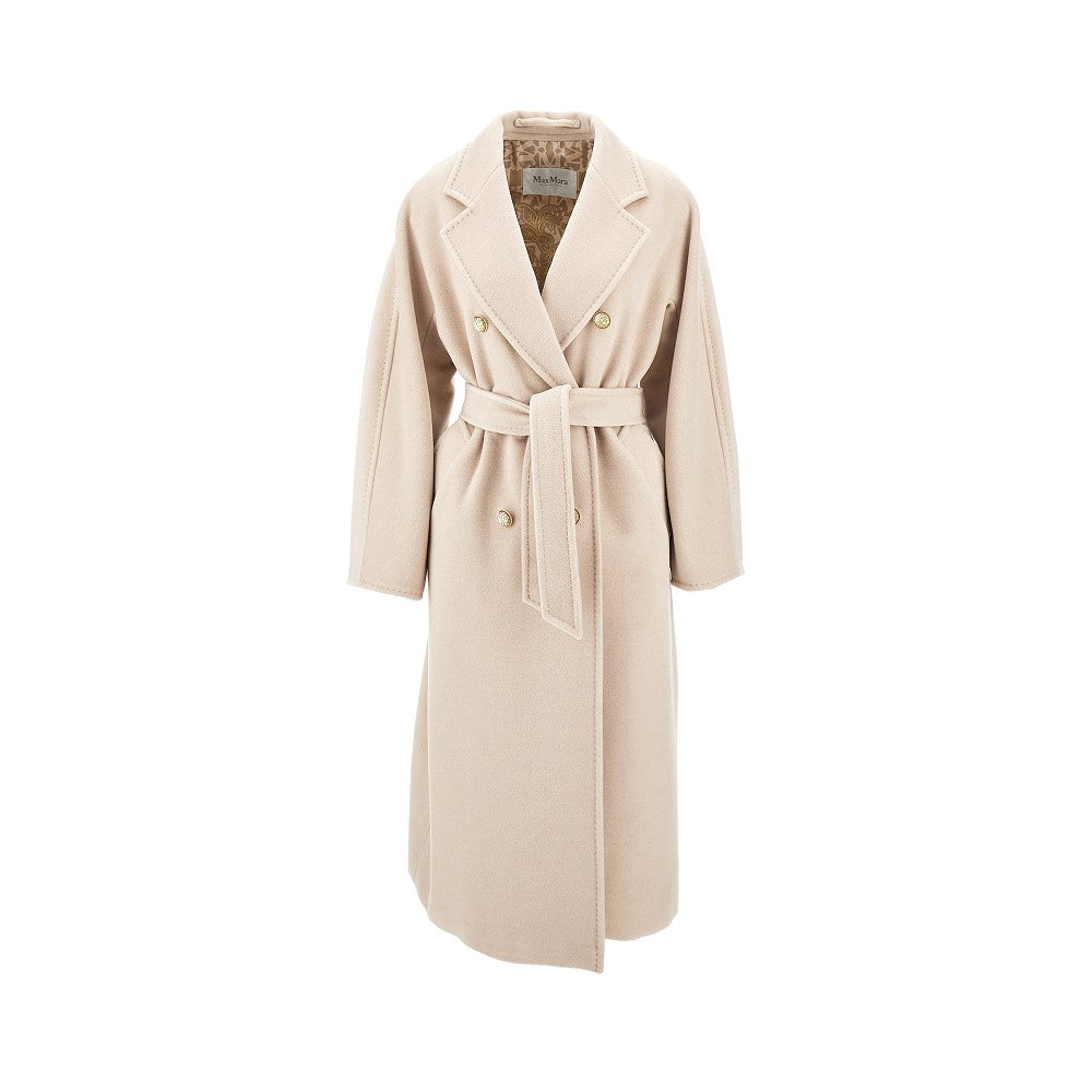 Cappotto doppiopetto in lana e cachemire