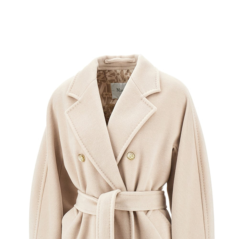 Cappotto doppiopetto in lana e cachemire