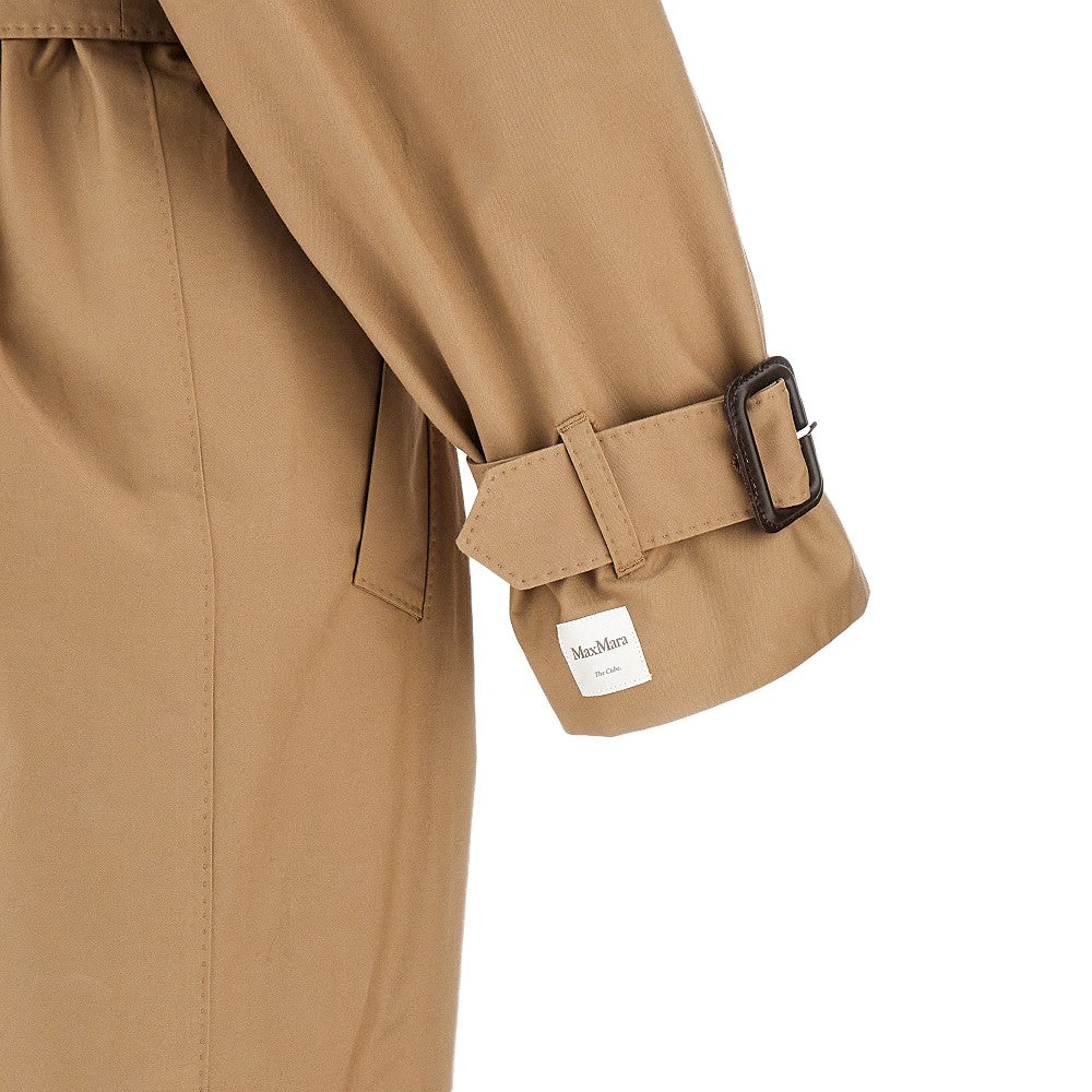 Trench oversize in misto cotone
