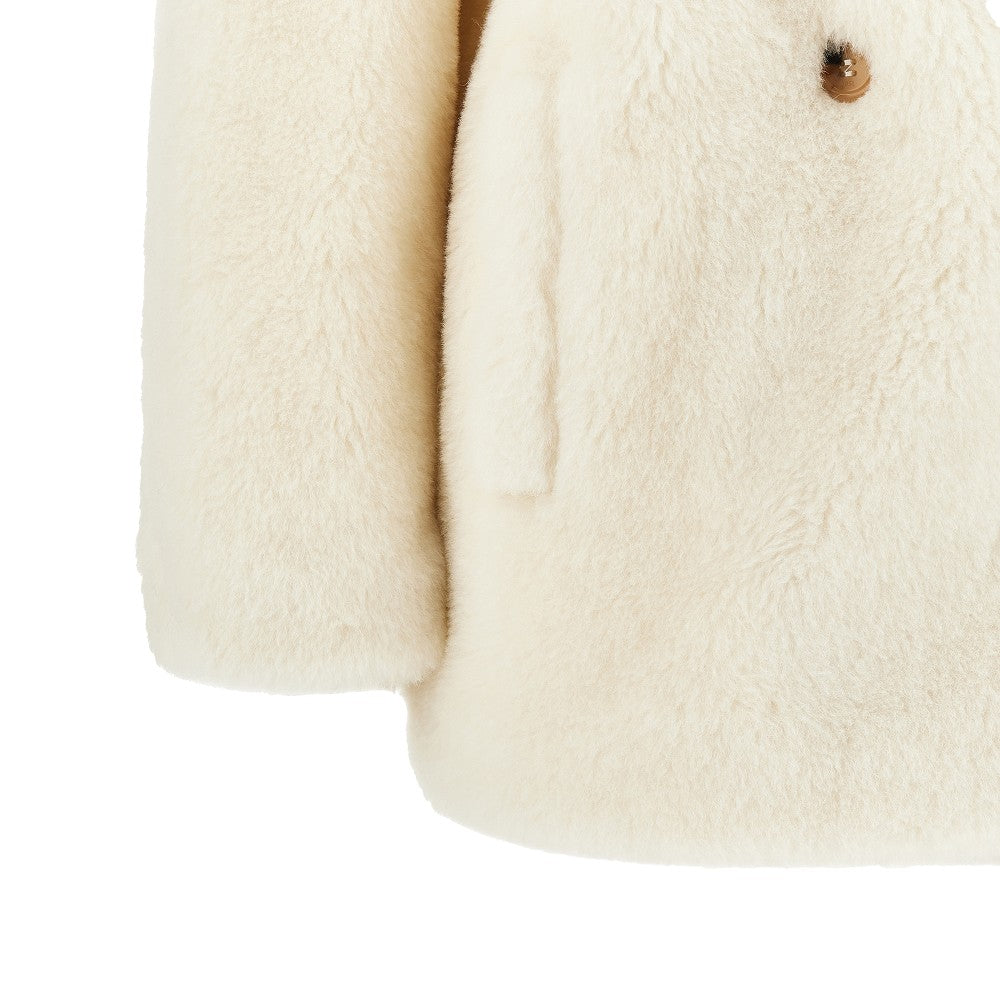 Teddy fabric 'Olga' short coat