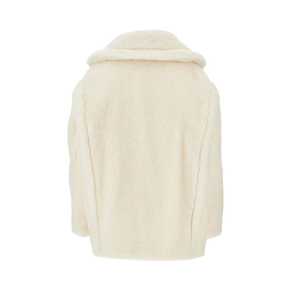 Teddy fabric 'Olga' short coat