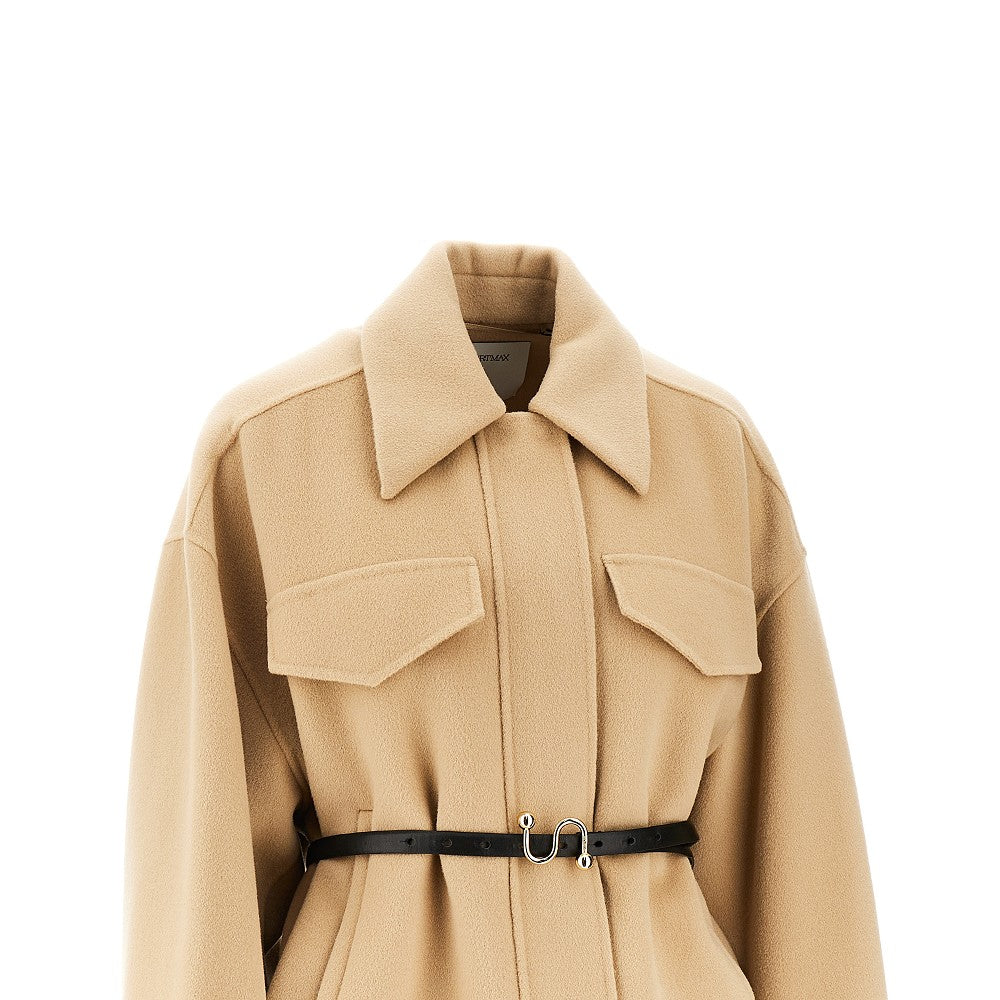 Caban oversize in drap double