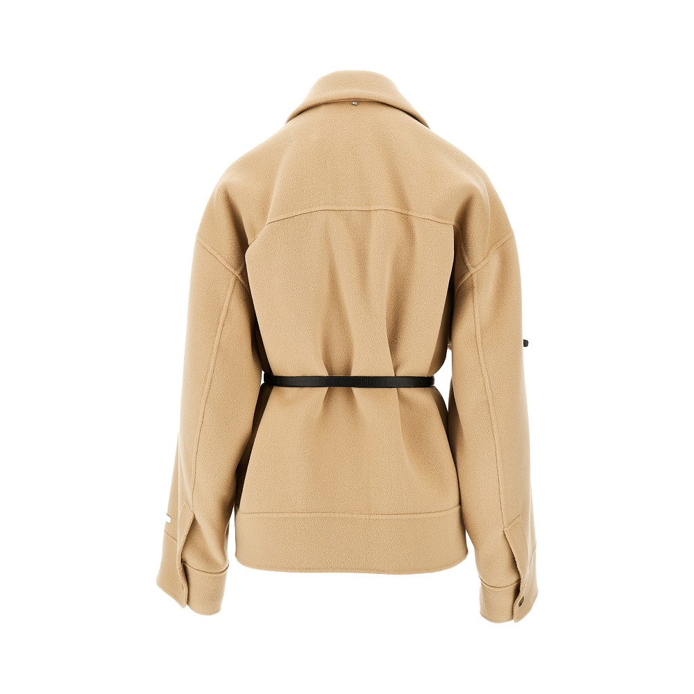 Caban oversize in drap double