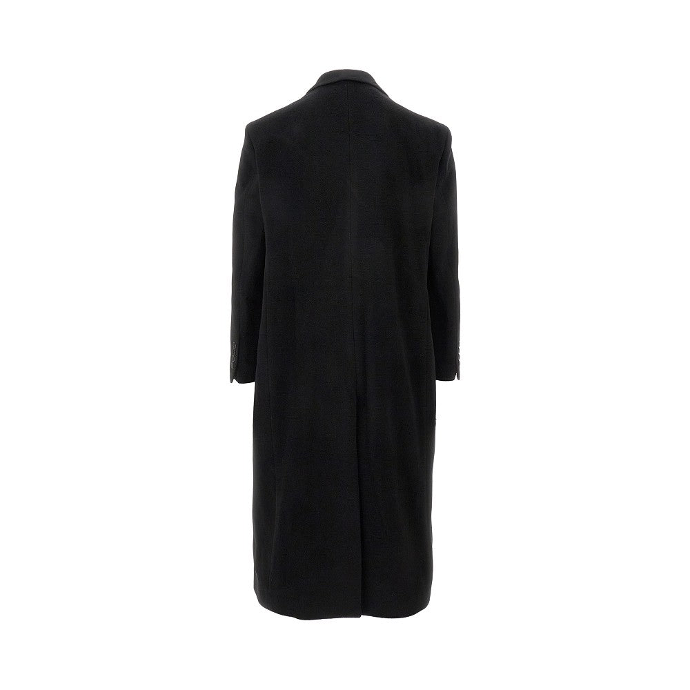 Cappotto doppiopetto in misto lana