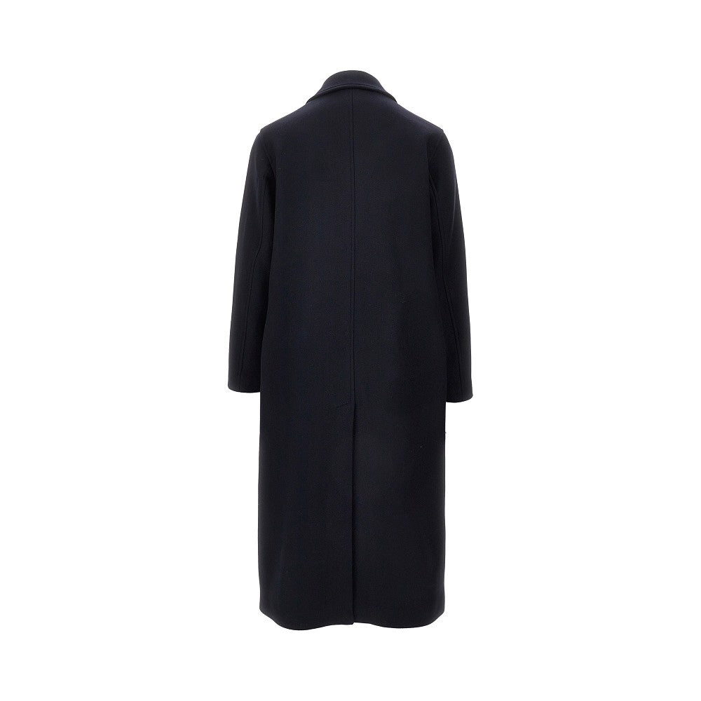 Wool-blend midi coat