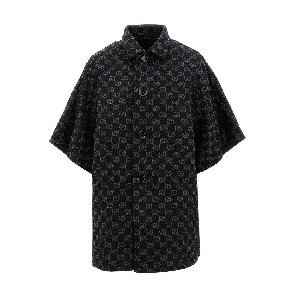 Cappotto reversibile in lana e seta