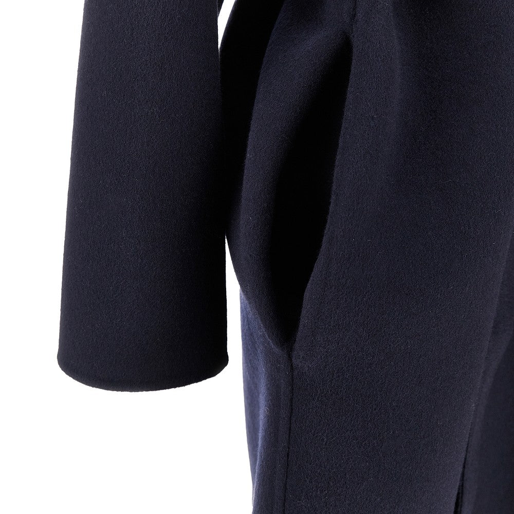 Cappotto reversibile in lana e seta