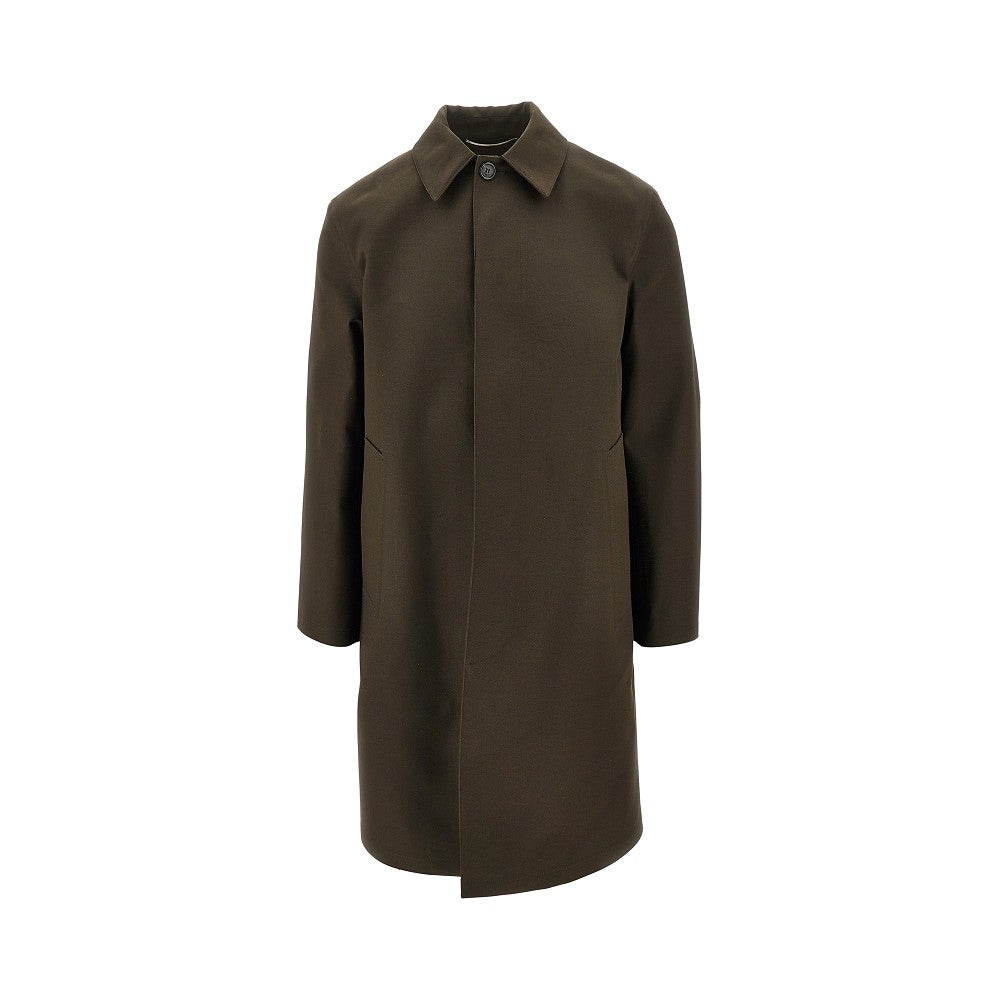 Water-repellent gabardine coat