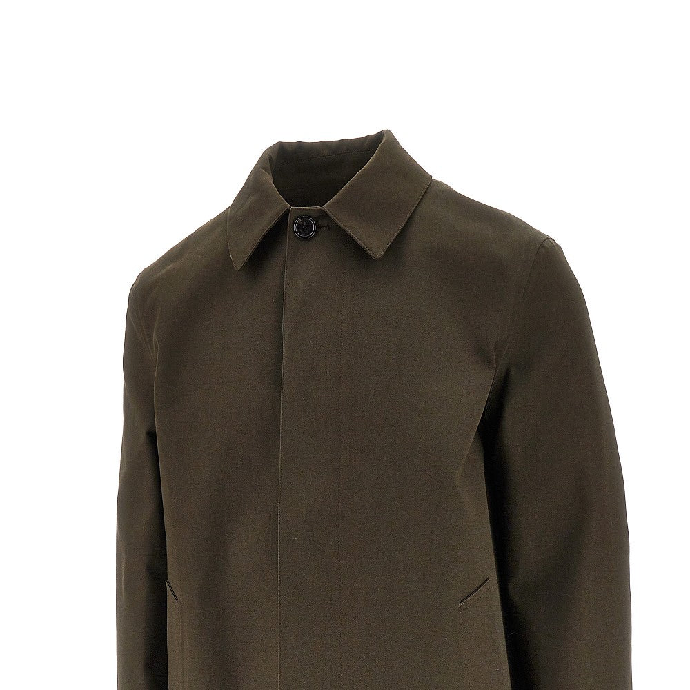 Water-repellent gabardine coat