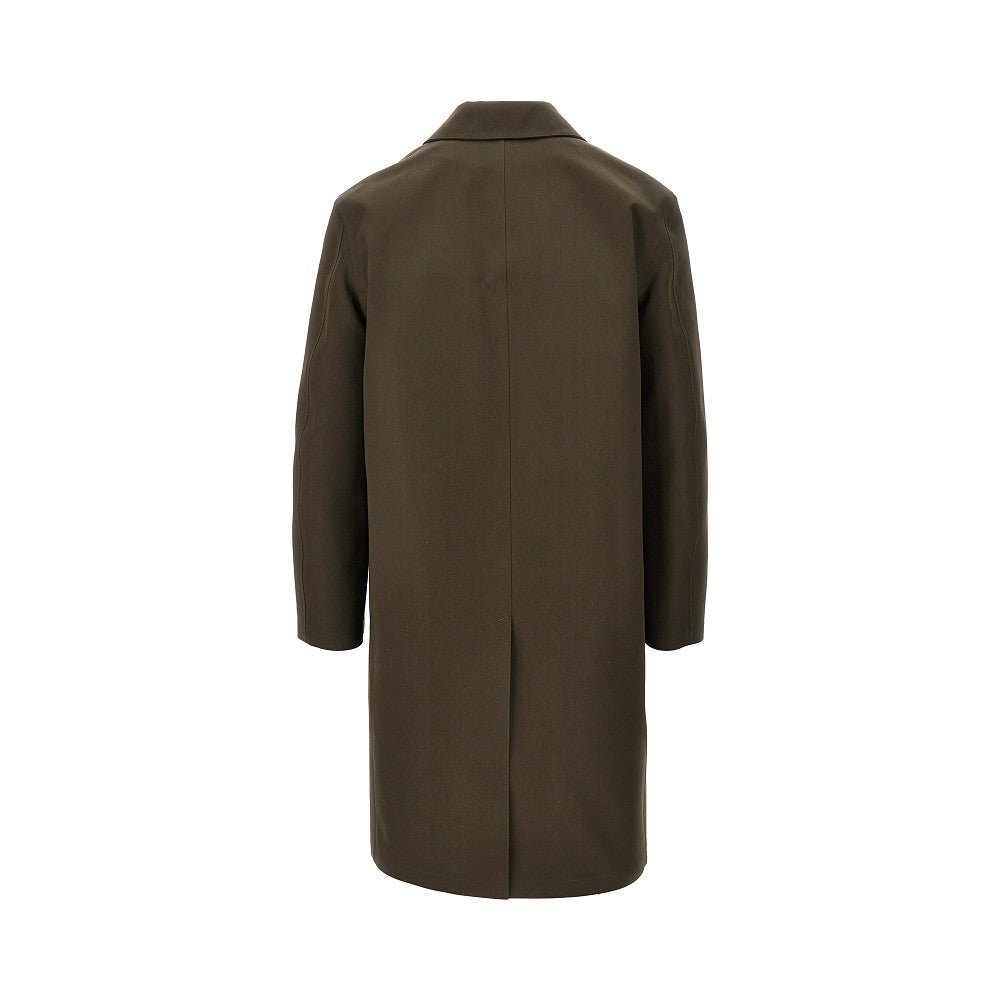 Water-repellent gabardine coat