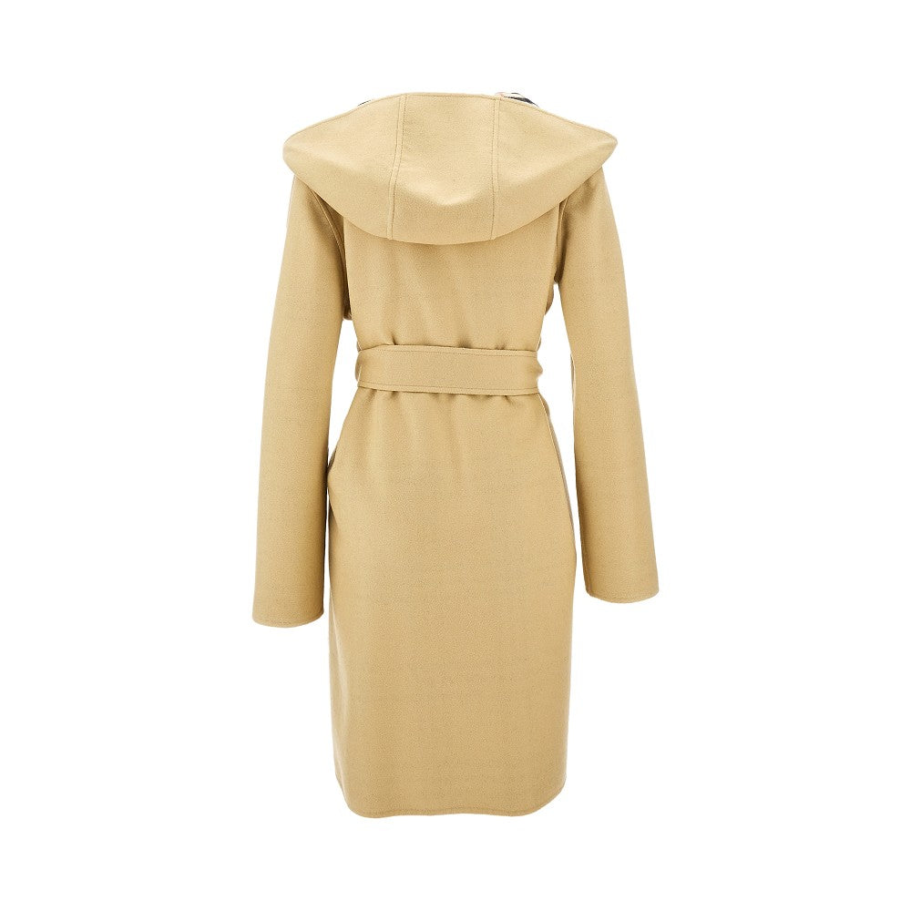 Cappotto reversibile con cappuccio
