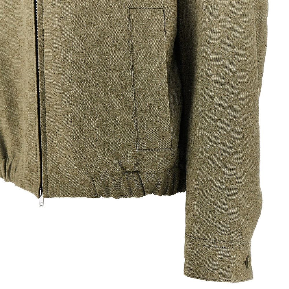 Jacquard GG canvas bomber jacket