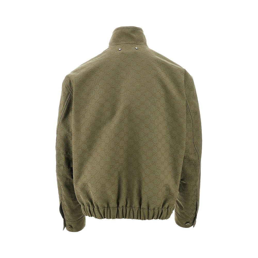 Jacquard GG canvas bomber jacket