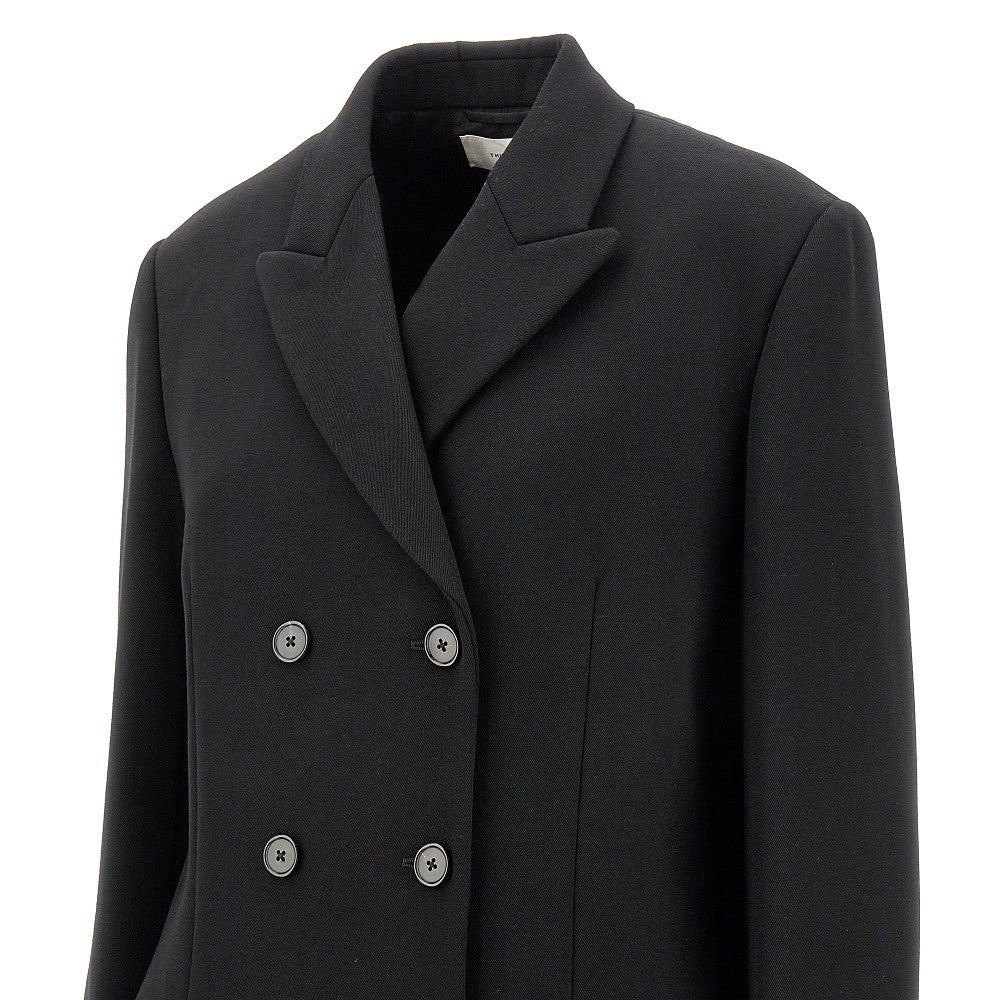 Wool 'Woody' long coat