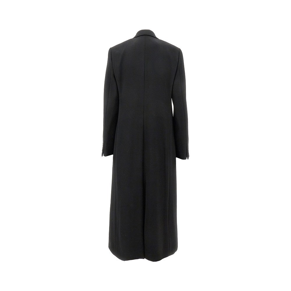 Wool 'Woody' long coat