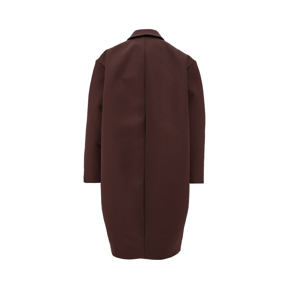 Cappotto al ginocchio in satin