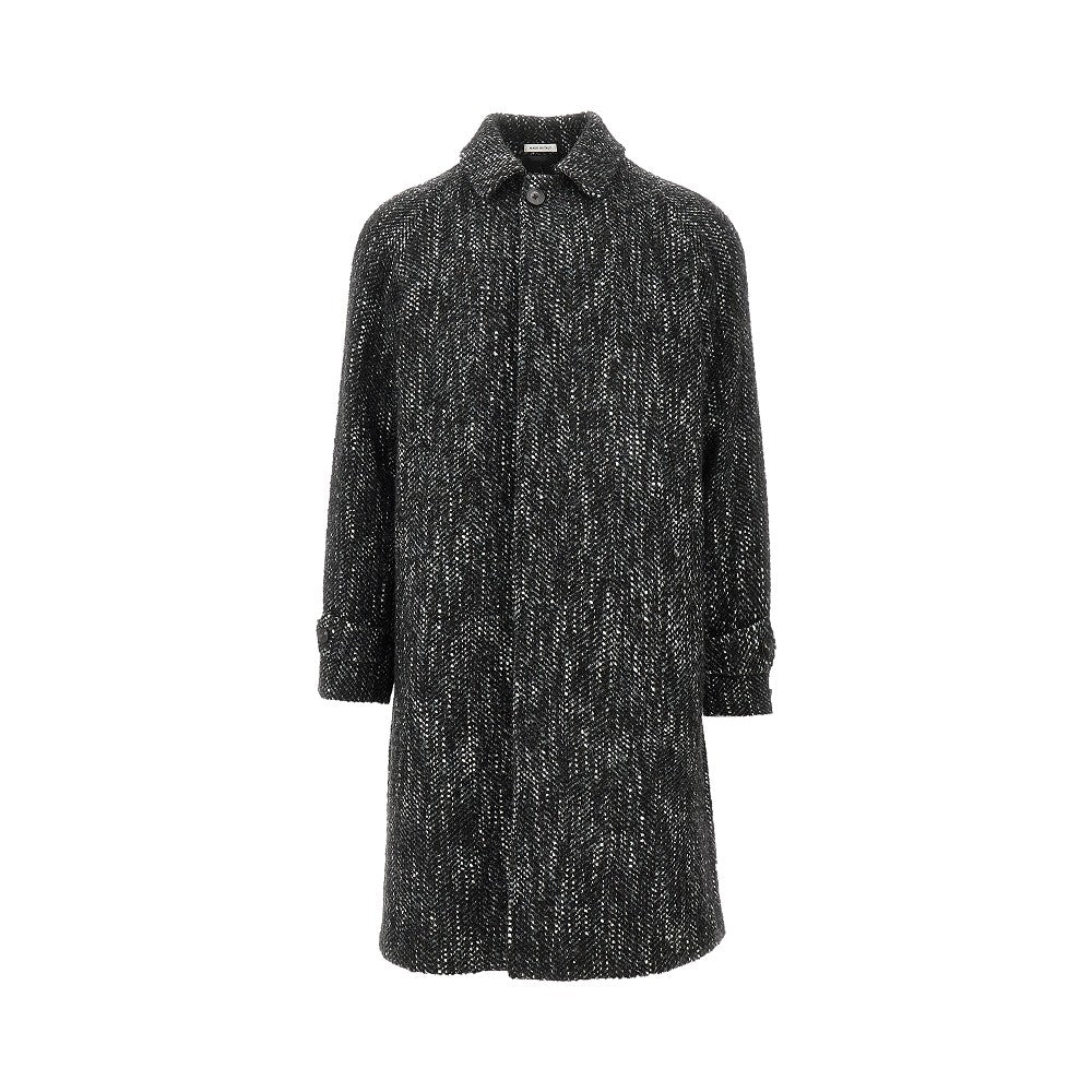 Cappotto in tweed di misto lana