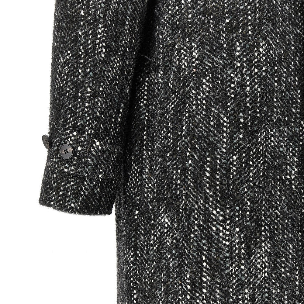 Cappotto in tweed di misto lana
