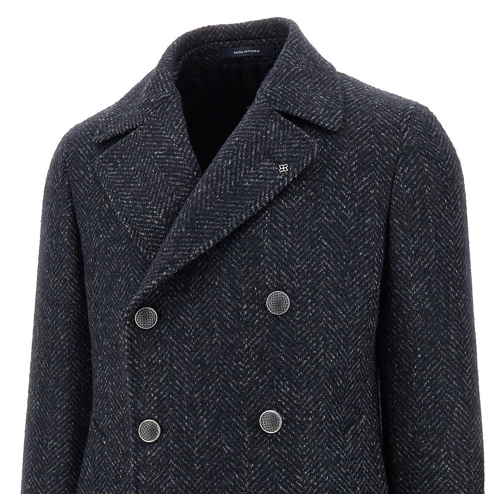 Tweed 'Arden' double-breasted coat