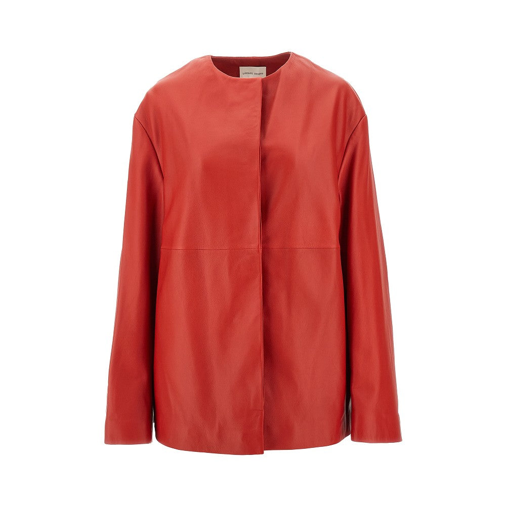 Cappotto in pelle 'Atalia'