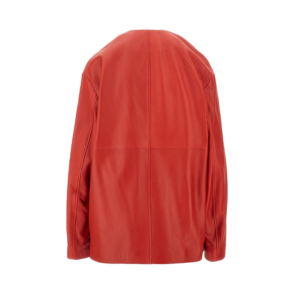 'Atalia' leather coat