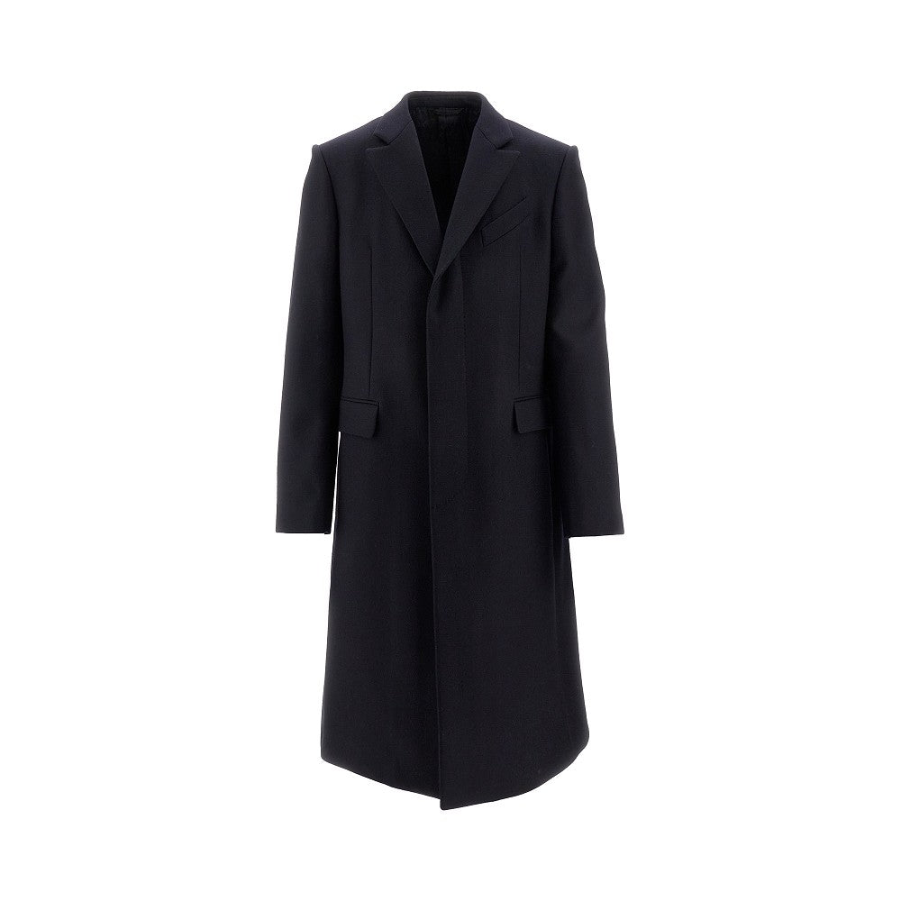 Cappotto monopetto in lana
