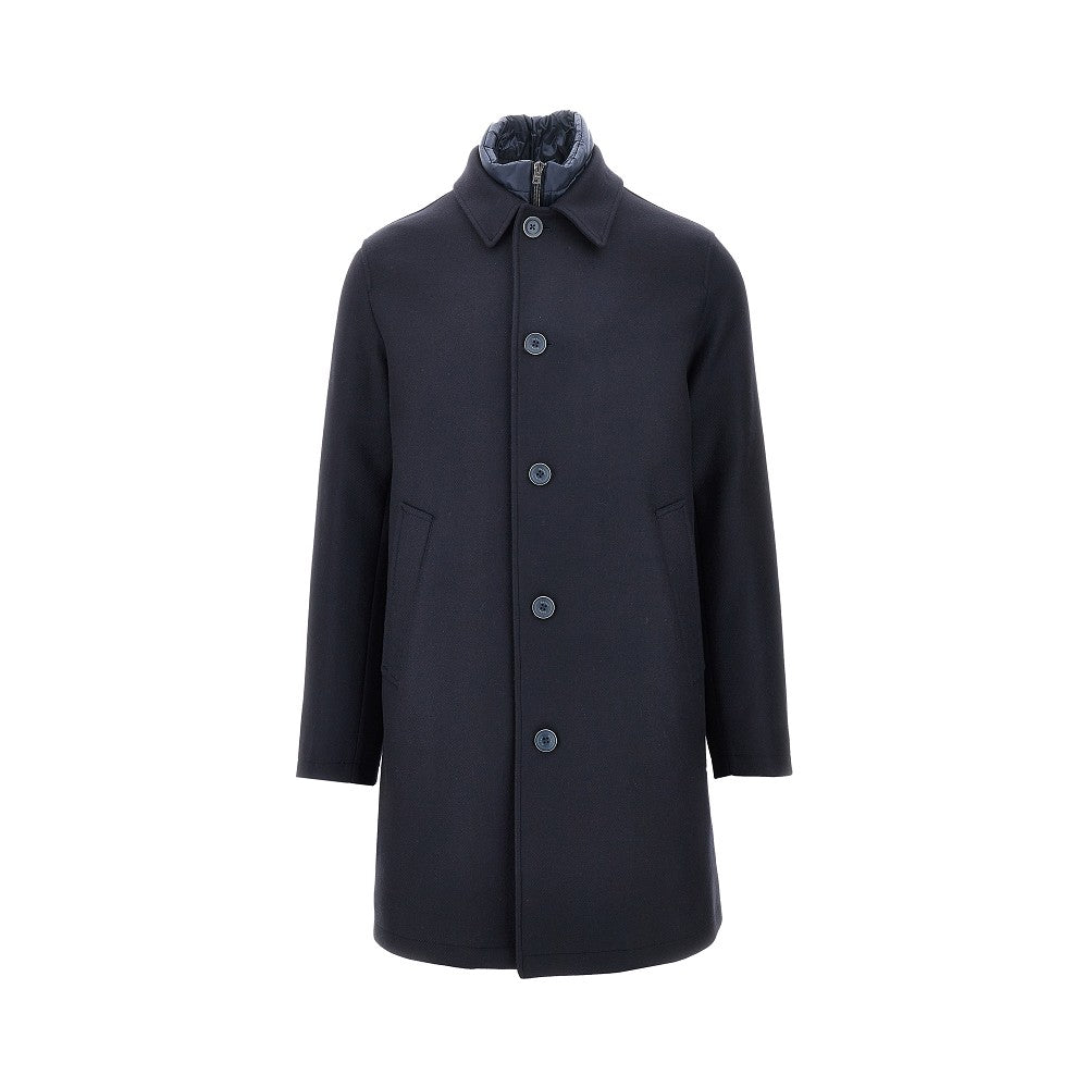 Cappotto con pettorina rimovibile