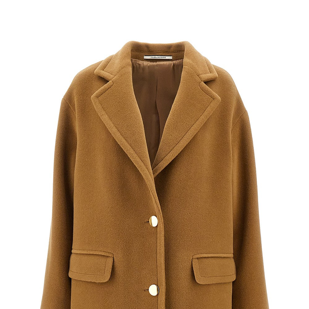 Cappotto 'Carine' in misto angora