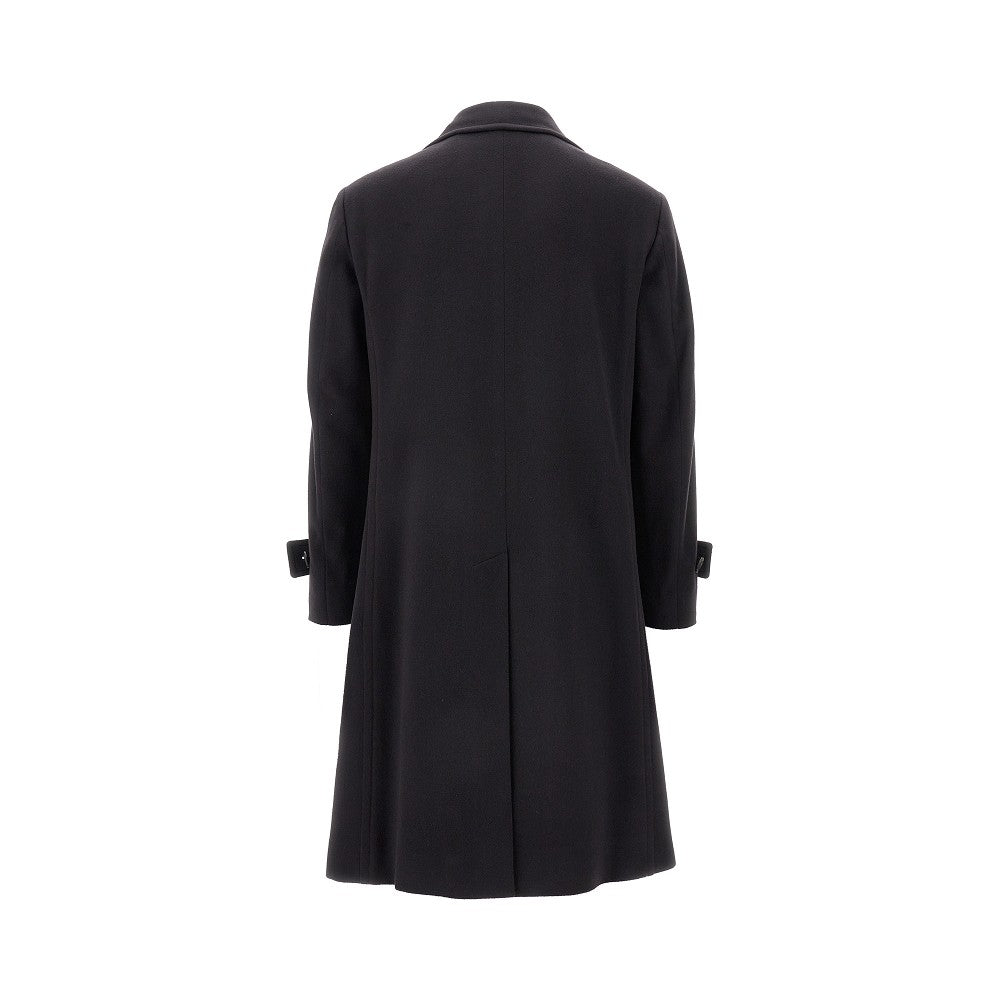 Cappotto doppiopetto in lana e cachemire