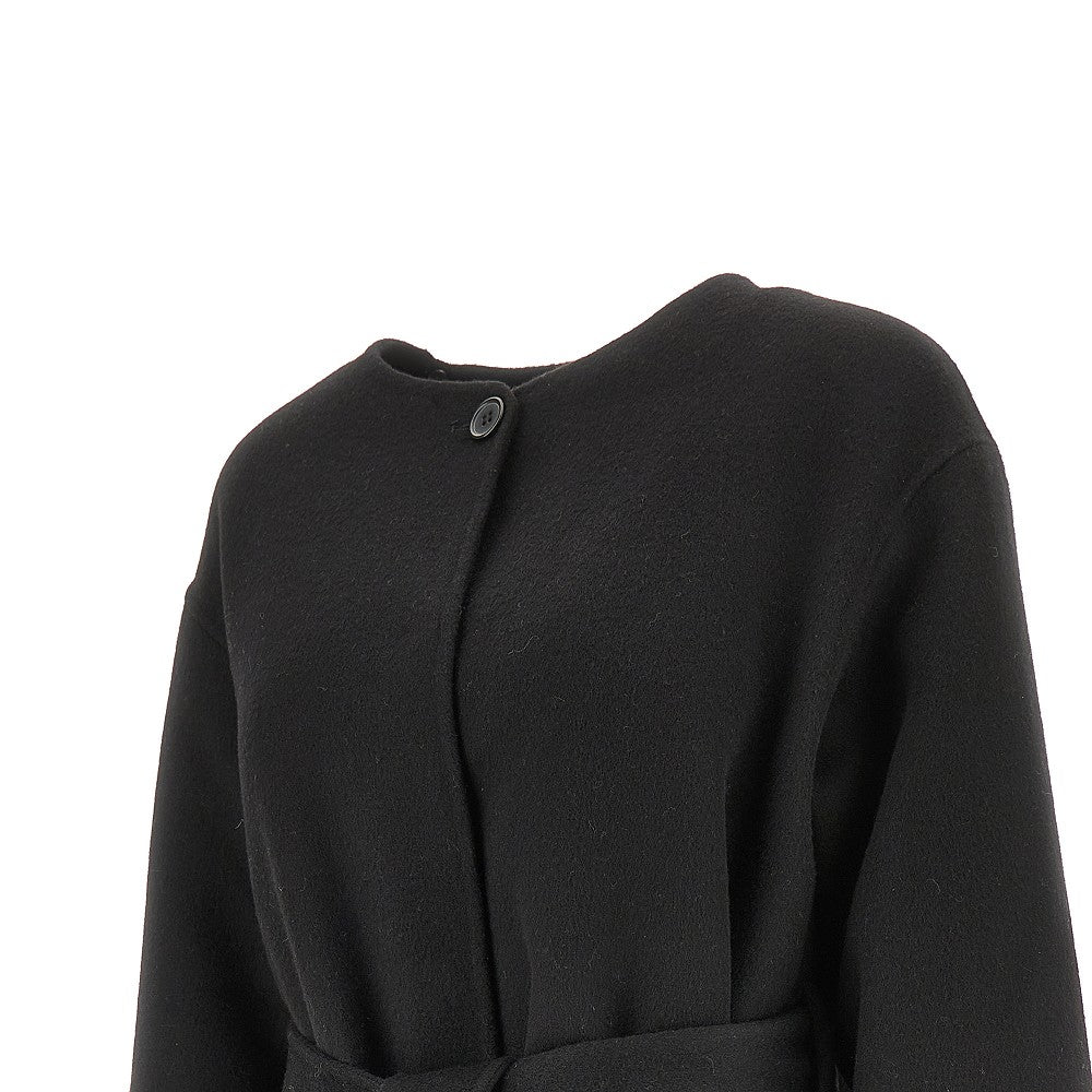 Cappotto con sciarpa e cappuccio rimovibili