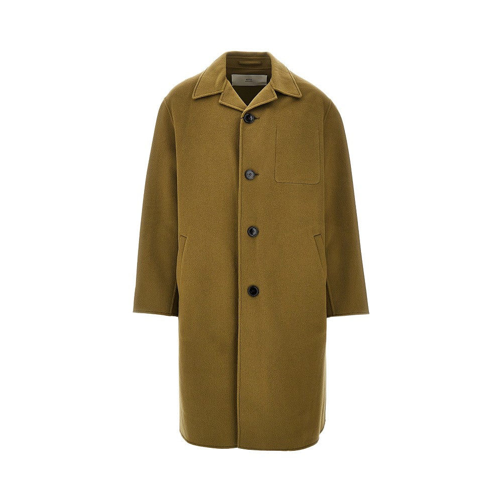 Wool and cashmere double coat
