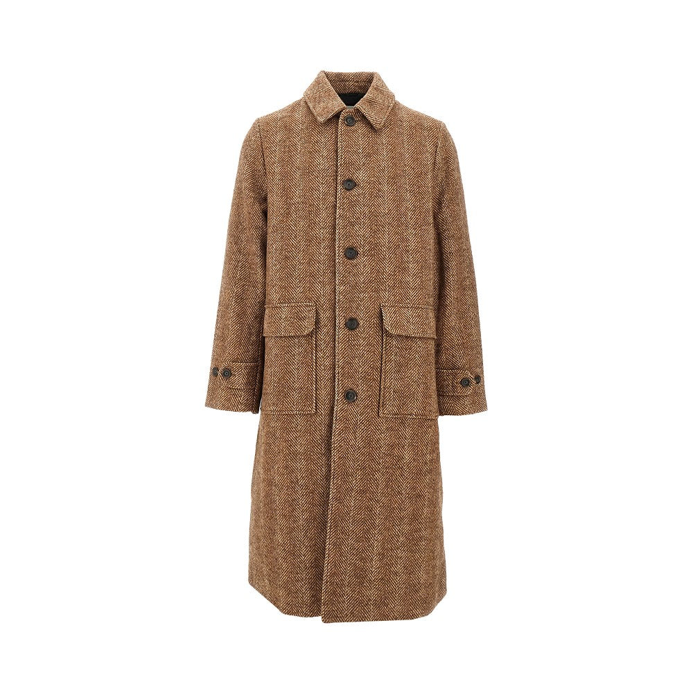 'Maximilian' herringbone coat