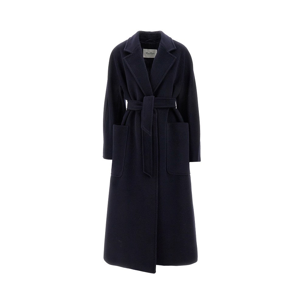 Wool and cashmere long coat