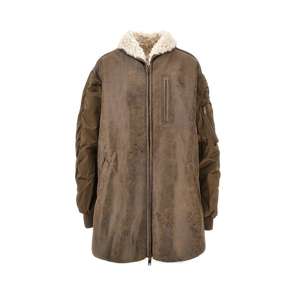 'Eivina' faux shearling coat