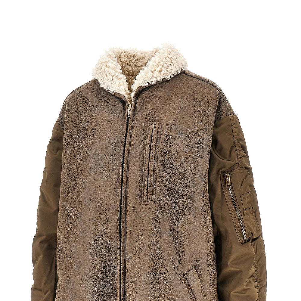 'Eivina' faux shearling coat