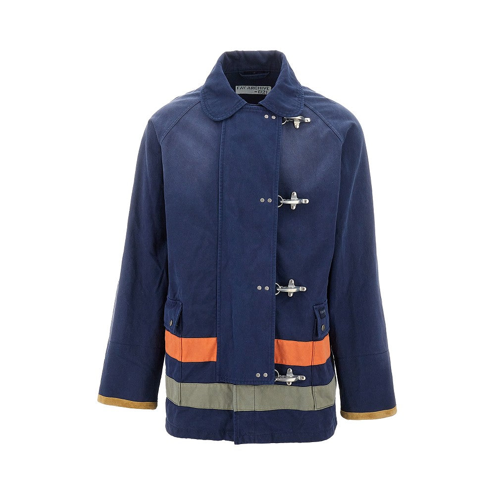 Cotton twill '4 Ganci' jacket