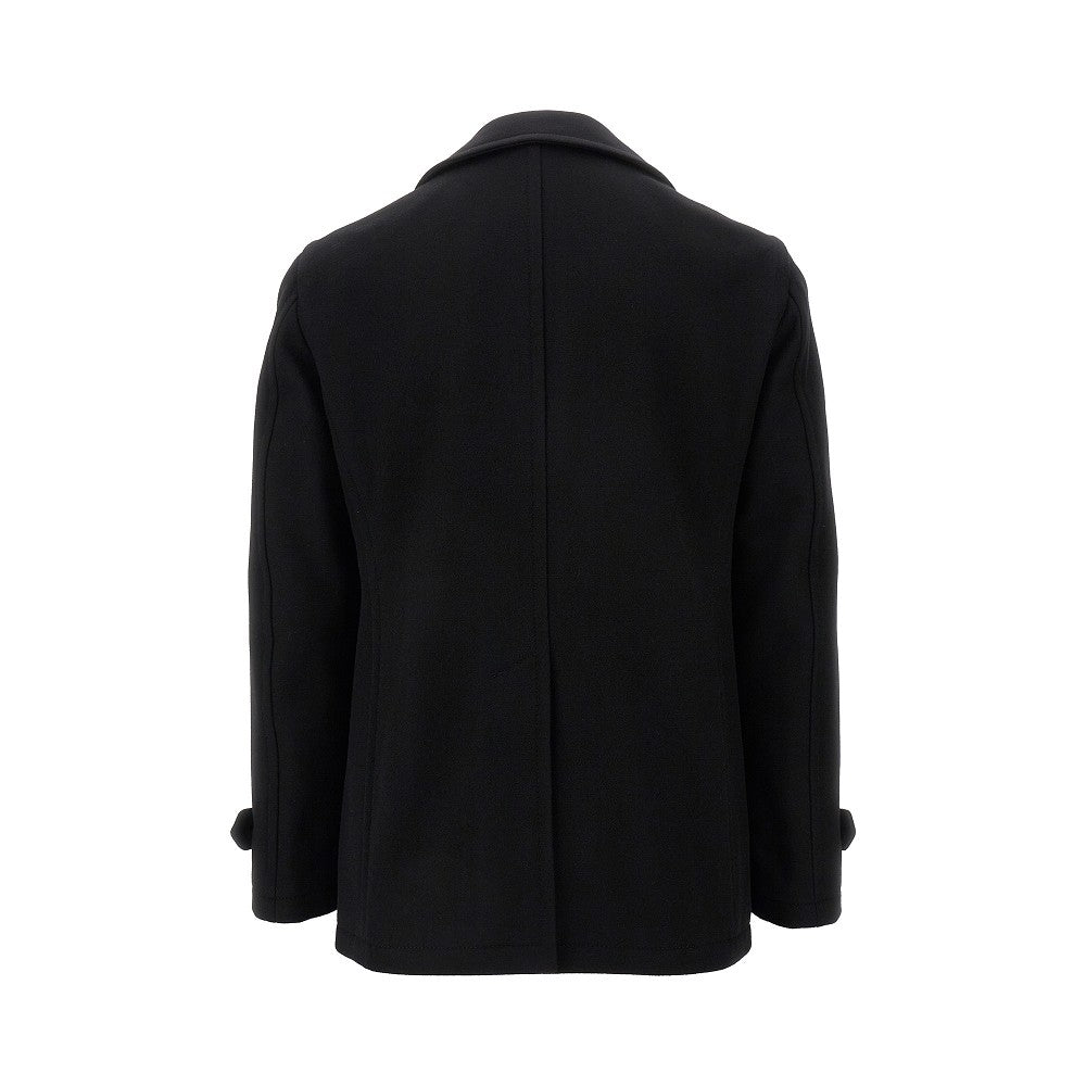 Wool-blend 'Monaco' double-breasted coat