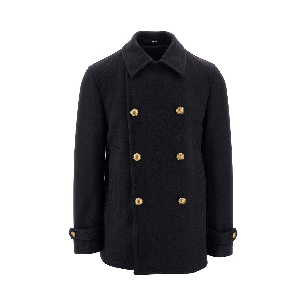 Wool-blend 'Monaco' double-breasted coat