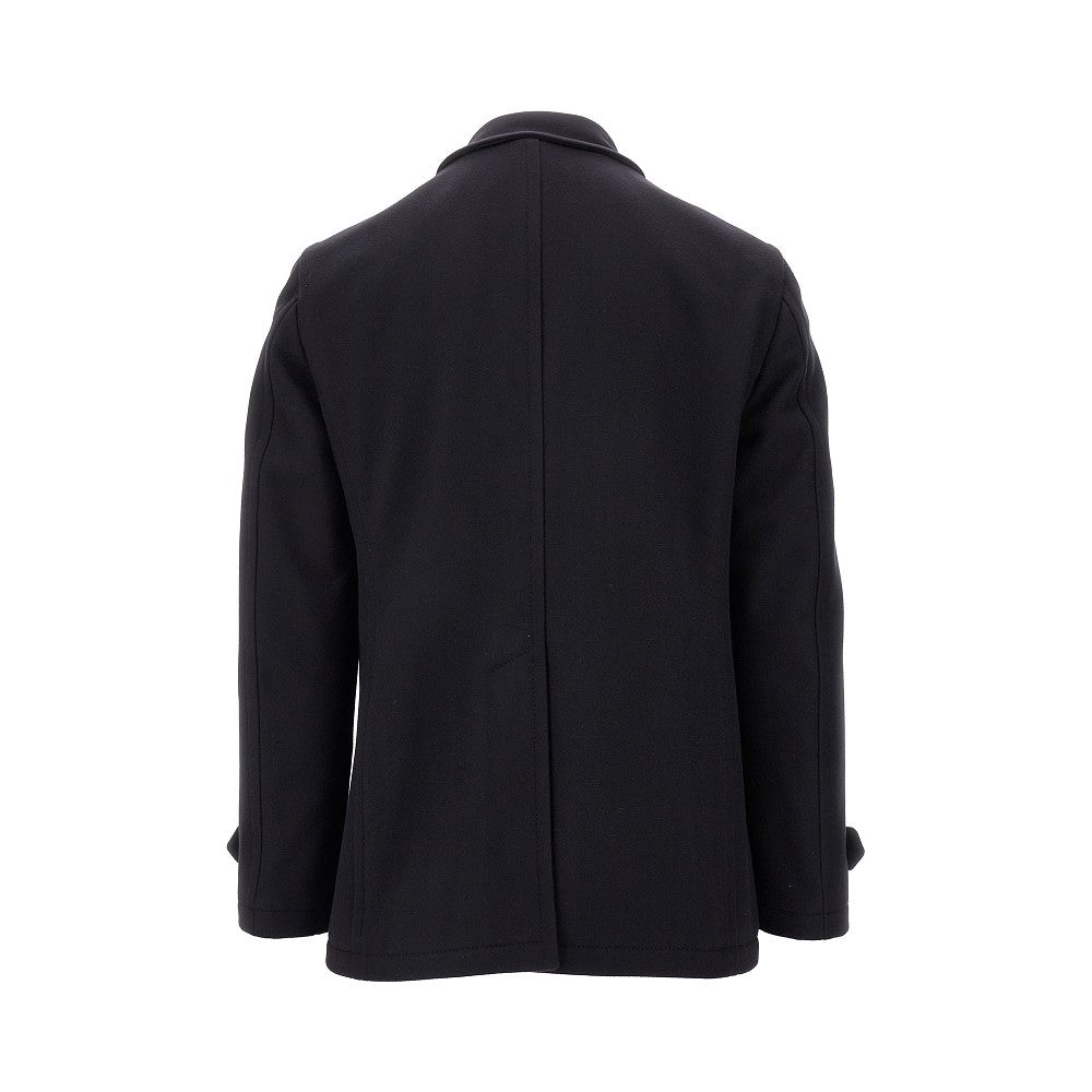 Wool-blend 'Monaco' double-breasted coat