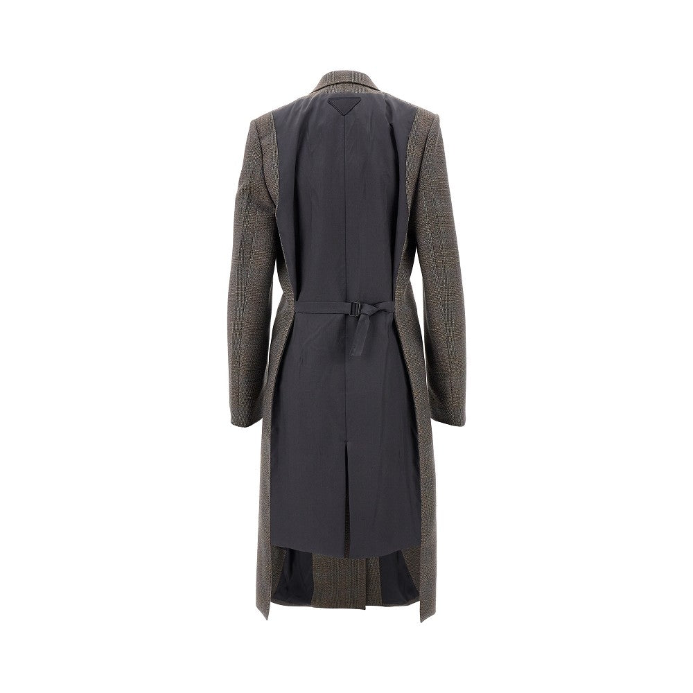 Cappotto in Principe di Galles e viscosa